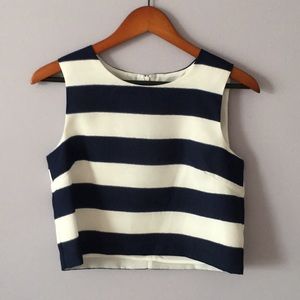 NWT! Classic Blue Stripe top